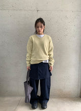 リトモレイヤードスカートパンツ
