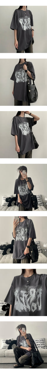 ティズヒップボクシー半袖Tシャツ