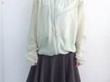 Light touch cropped hooded jacket