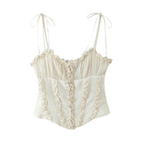 Yune Frill Corset Top