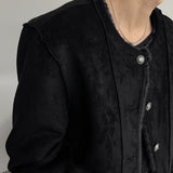 MG mink puffer tweed reversible jacket (2 colors)