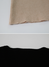 Formal Rib Viscose U-neck Knit (5color)