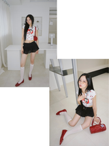 Heart, red, love, cutie, short sleeve T-shirt