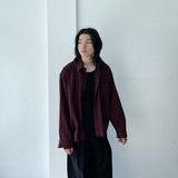 Classic Vintage Red & Black Plaid Shirt