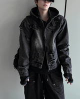 Cray Denim Hooded Jacket