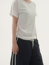 Terry round short-sleeve T-shirt -3C