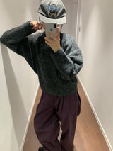 ウールタッチヘイリーニット(3color)