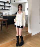 Hien Dot Layered Muffler Set