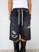 VENTIQUE Damages Bermuda denim PT 2color