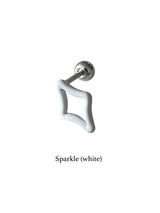 フルーツドゥードルピアス（ホワイト） - スター