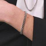 Buckle Chain Bracelet Stainless Steel_CLEF SHIRTS BRC