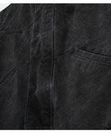  Hard Canvas Western Vest [ CHARCOAL ]