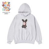 24FW RABBIT BELLY HOODIE MELANGE