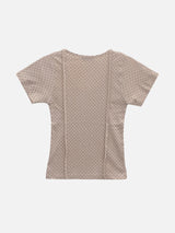 メリードットリボンクロップTシャツ (3c)