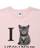 I LOVE MEOW PUNK LS TEE PINK(CV2GFFT559A)