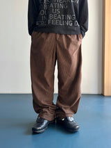 Twill Basic Golden Wide Pants 7C