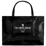 TZ レザーオーバーサイズトートバッグ