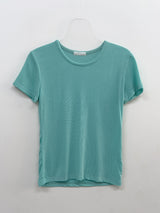 Tencel Round Short Sleeve T-shirt