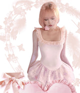 ROSE ISLAND フローラルマルチレイヤージェリーフィッシュスカート