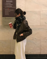[BELLIDE MADE] Renewal ver, Moose blouson leather jacket