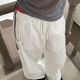 Todder side snap button nylon wide pants