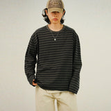WO Pigment Stripe Long Sleeves