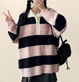 Tay Wapen Color Matching Kara Dangara Knit 