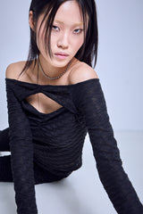 SHIRRING SLIT TOP