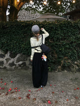 Nugget Pintuck Wide Balloon Pants (5c)