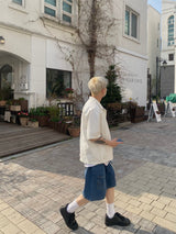 One pocket half pants