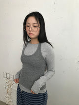 Halter Neck Tank Top (4color)