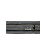 MULTI STRIPED BUTTON HAIR BAND GREY(CV2GFFAB70A)