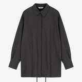 バックストリングシャツ　チャコールグレー