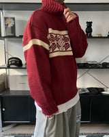 MR Nordic half-zip-up knit (3C)