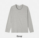 [1+1] Coa Basic U-Neck Long Sleeve T-Shirt