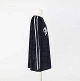Unisex メイオーバーサイズベルベットスウェットシャツ