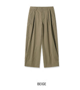 Ber Side Tuck Wide Pants