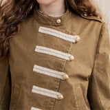 Soft Casual Belted Short Jacket