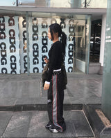 レーシングデニムパンツ