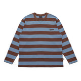 Striped Round Long Sleeve T-Shirts BR/SB