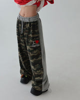 I Love Coloring Camo Jogger & Wide Pants