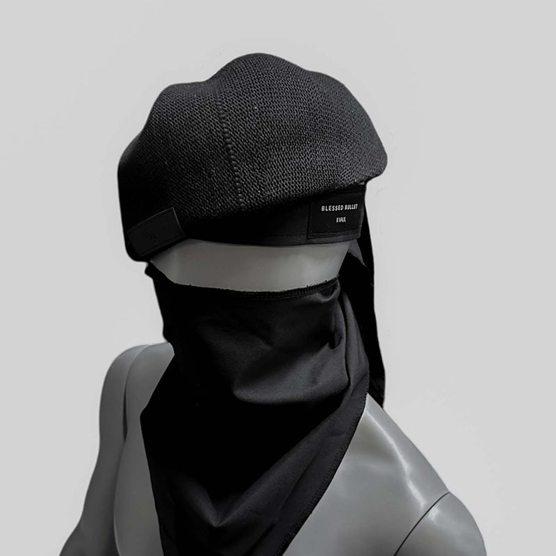 Label multi-tie scarf