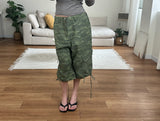 wide cargo bermuda shorts
