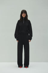 DIAGONAL LOGO HALF ZIP UP