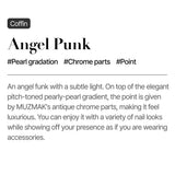 MUZMAK Reusable Nail Tip Angel Punk(Coffin)