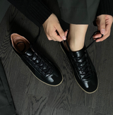 ブラック & モカシンプルスニーカー