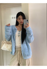 Lace Blue Ribbon Two Piece Long Sleeve Tee