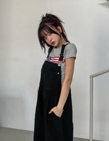 ミゴヴィンテージスター&ストライプクロップ半袖Tシャツ