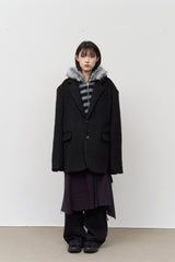 (W) Twin Checked Skirt