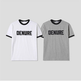 [S/S] デニムパッチリングハーフTシャツ(2color)